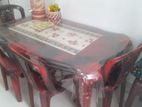 Plastic Dining Table with chairs