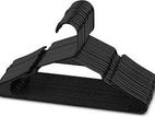 Plastic Hangers (Black, 10-Piece Set)