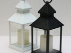 Plastic Lantern with Candle