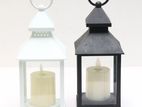 Plastic Lantern with Candle