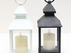 Plastic Lantern with Candle