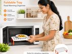 Plastic Plain Microwave Tray Foldable - Food warming Organizer
