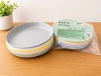 Plastic Reusable Plates Set of 6