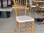 Plastic Tiffany Chair With Cushion