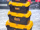 Plastic tool box empty combo kit 4 in 1 ABC brand 21" 18" 15" 13"