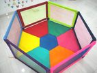 Play Pen with Mattress Multicolored