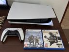PlayStation 5 Console with 3 Games