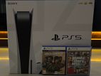Playstation 5 With 2 Games