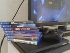 Play Station4 Slim, 7 Games and 2 Controllers