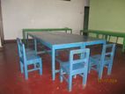 Children's Study Table with Chairs