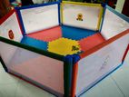 Poco Casa 6 Panel Baby Playpen with Foam Mattress