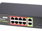 POE 8 Port Network Switch For IP Cat6 Cable CCTV Camera Power Supply