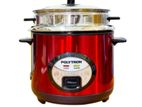 Polytron Rice Cooker 1.8L Steamer Stainless Steel