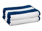 Pool Towel 36 X 72 Blue with White 750 G