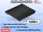 Pop-Up External DVD RW Drive