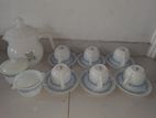 Porcelain Tea Cup Set 17 pieces