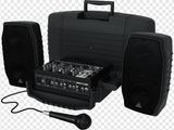 portable audio sound system/sound setup