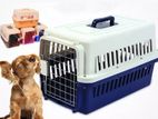 Portable Cat Dog Pet Air Travel Carrier Cage Crate Transport Box