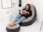 Portable Fast Inflatable Sofa Chair with Foot Stool and Air Pump