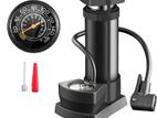 Portable Foot Air Pump With Digital Meter - Bike/Car/Ball