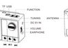 PORTABLE MULTIBAND FM RADIO & SPEAKER Speakers / sound system