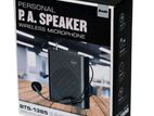 Portable Speaker with Wireless mic BTS-1383