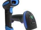 POS - 2 D WIRELESS HANDHELD BARCODE SCANNER WITH STAND