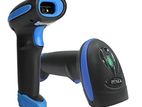 POS 2D HANDHELD WIRELESS BARCODE SCANNER WITH STAND