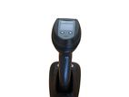 POS 2D LED Display Wireless Barcode Scanner with Cradle Base