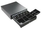 POS Black Cash Drawer 5 Bill 8 Coins