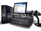 POS Software System For Restaurant With Touch Monitor Mini Package