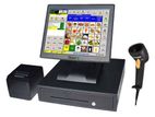 Pos System for Textile Touch Monitor Budget Package