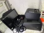 POS System Including Bill Printer, Barcode Scanner.