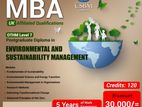 Post Graduate Diploma in Environmental & Sustainability Management