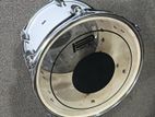 Power Beat Junior Marching School Band Side Drum 12'' X 10'' - White