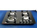 Powerbox Glass Top 4 Burner Gas Cooker