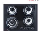 PowerBox Glass Top 4 Burner Stove