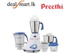 Preethi Blue Leaf Platinum Mixer Grinder 750 Watt Motor with 5 Jars