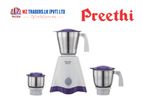 Preethi Crown Mixer Grinder 500 Watt with 3 Jars – MG-205