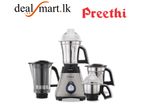 Preethi Steele Supreme Mixer Grinder 750 Watt with 4 Jars and Vega W5