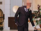 Premium 3-Piece Deep Burgundy (Wine) Wedding Suit