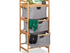 Premium 3 Tier with Top Shelf Storage Rack