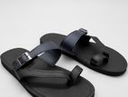 Premium Black Sandals - Size 42
