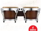 Premium Natural Bongo Drum Set