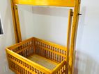 Satin Wood Baby Cot