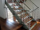 Premium Silver Stainless Steel Railing Designs Service