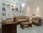Premium Solid Teak Sofa Set ( 3+2+1) With Coffee Table - BRANDNEW