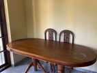 Teak Wood Dining Table with Chairs