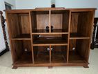 Premium Teak Tv Stand with Speakers