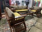 Premium Teak Wood Sofa Set (3+2+1)